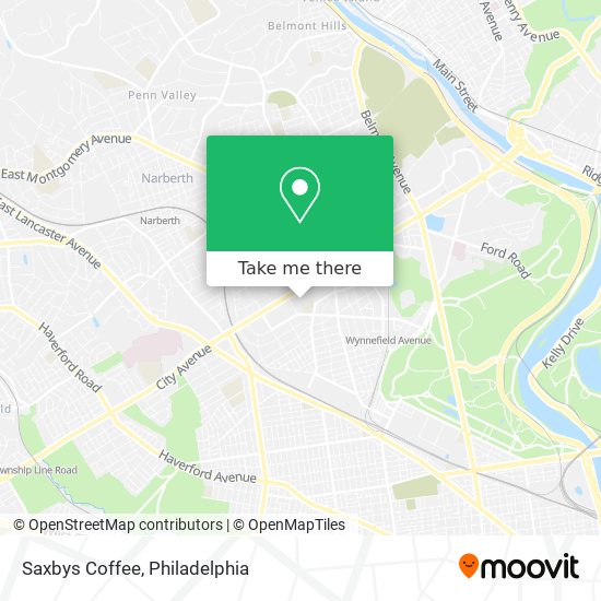 Saxbys Coffee map