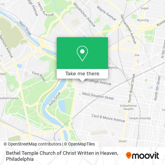Mapa de Bethel Temple Church of Christ Written in Heaven