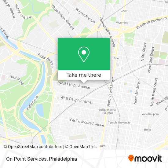 On Point Services map