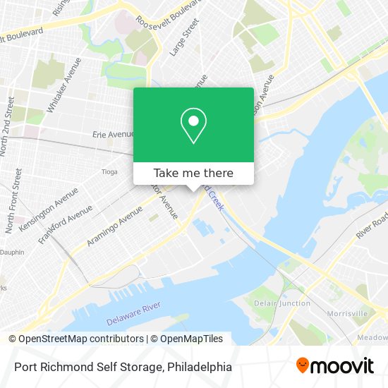 Mapa de Port Richmond Self Storage