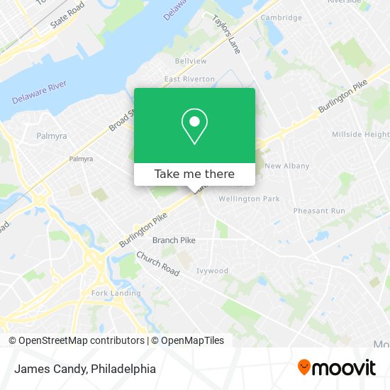 James Candy map