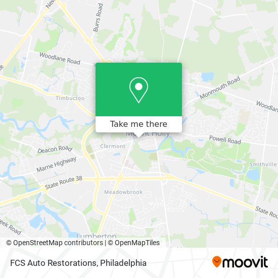 FCS Auto Restorations map