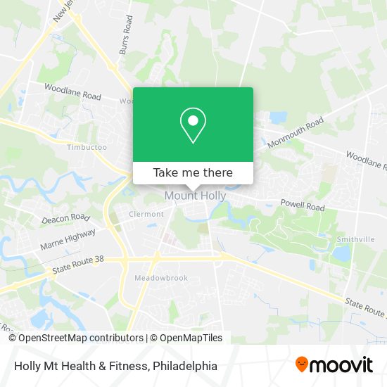 Holly Mt Health & Fitness map