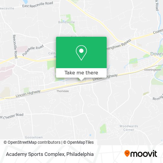 Academy Sports Complex map