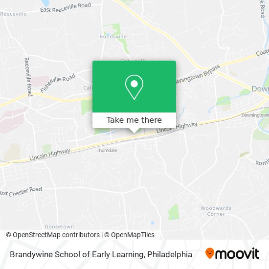 Brandywine School of Early Learning map