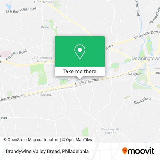 Brandywine Valley Bread map