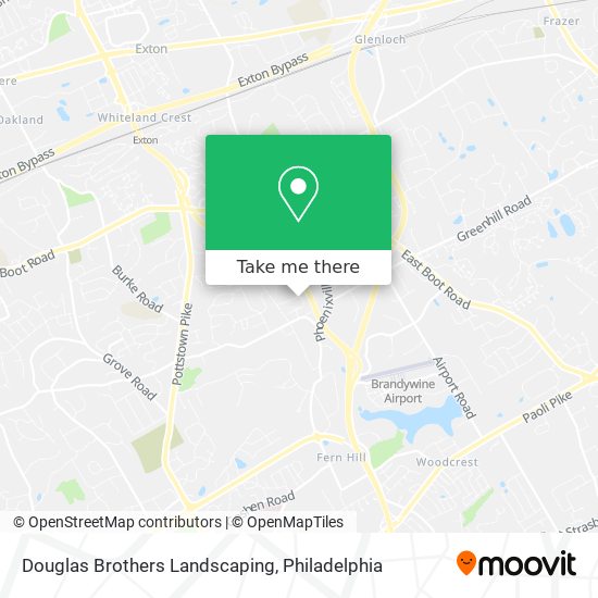 Mapa de Douglas Brothers Landscaping