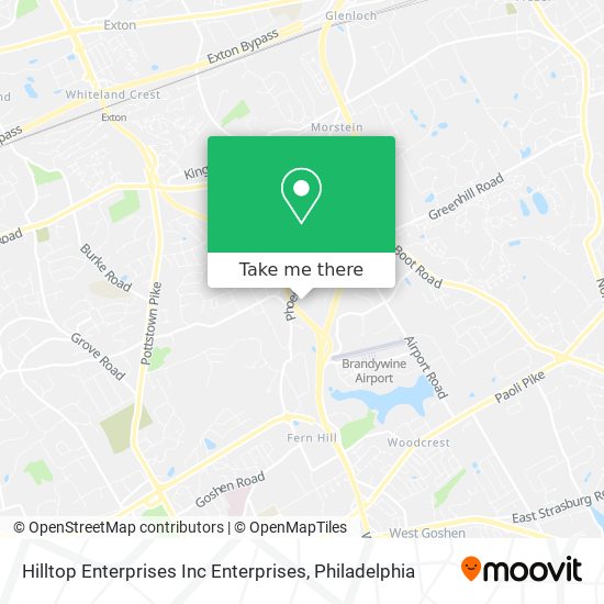 Mapa de Hilltop Enterprises Inc Enterprises