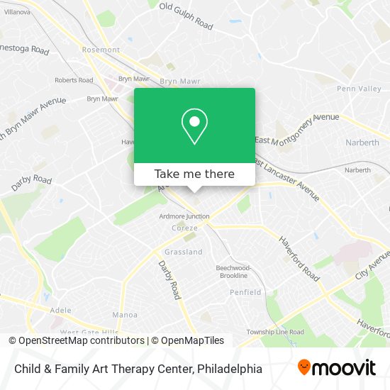 Mapa de Child & Family Art Therapy Center