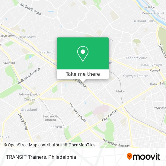 TRANSIT Trainers map