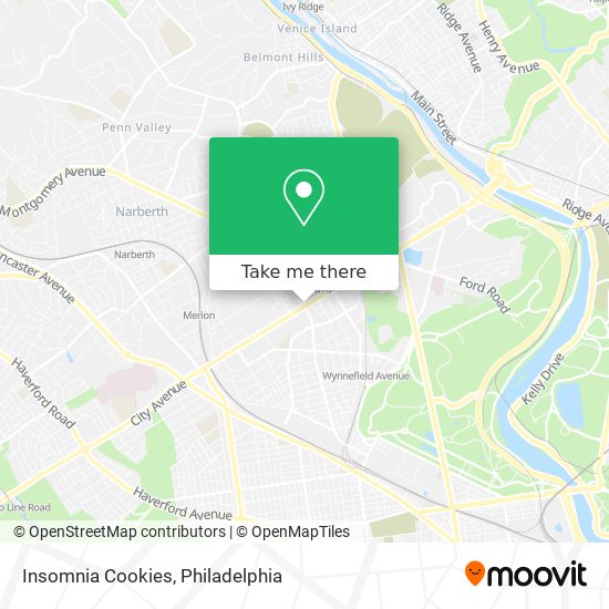 Insomnia Cookies map
