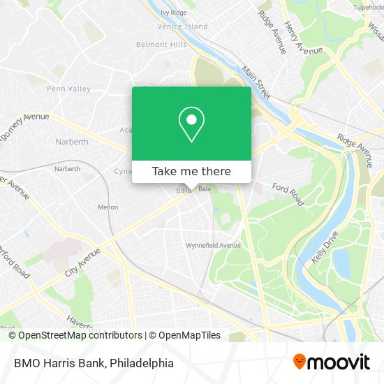 BMO Harris Bank map