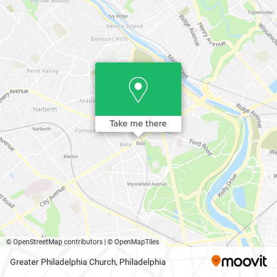 Greater Philadelphia Church map