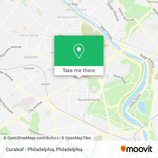 Mapa de Curaleaf - Philadelphia