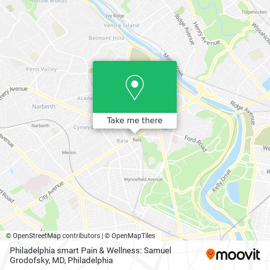 Mapa de Philadelphia smart Pain & Wellness: Samuel Grodofsky, MD