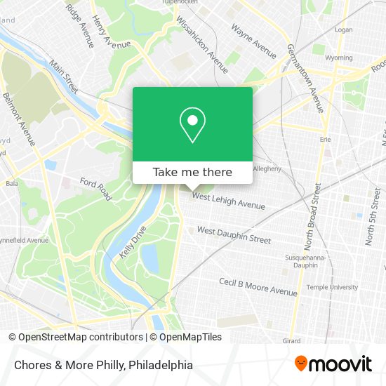 Mapa de Chores & More Philly