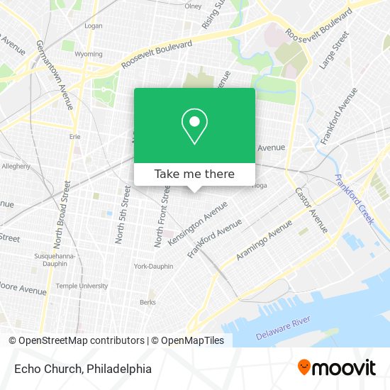 Mapa de Echo Church