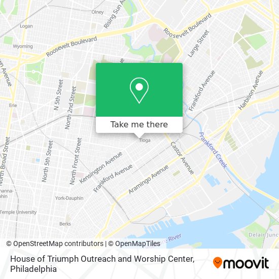 Mapa de House of Triumph Outreach and Worship Center