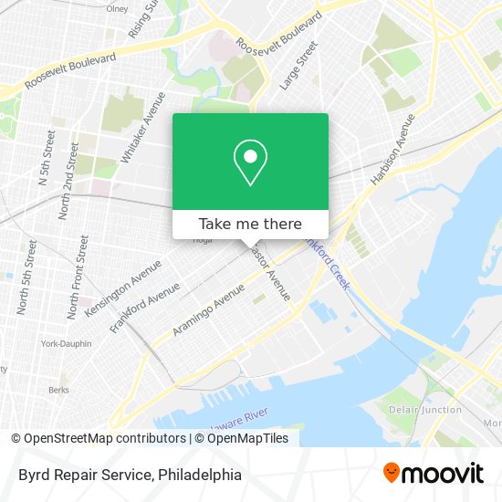 Mapa de Byrd Repair Service