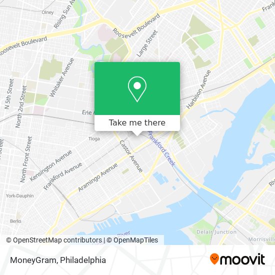 MoneyGram map