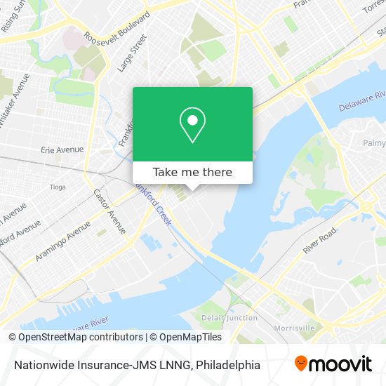 Nationwide Insurance-JMS LNNG map