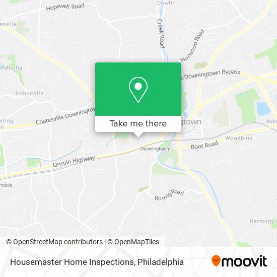 Housemaster Home Inspections map