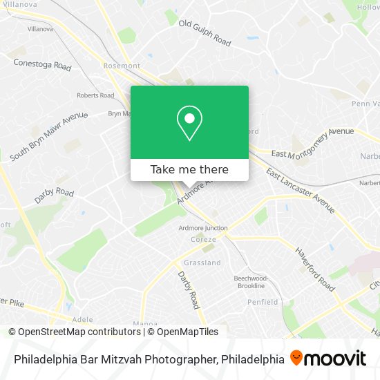 Mapa de Philadelphia Bar Mitzvah Photographer