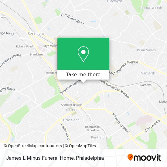 Mapa de James L Minus Funeral Home