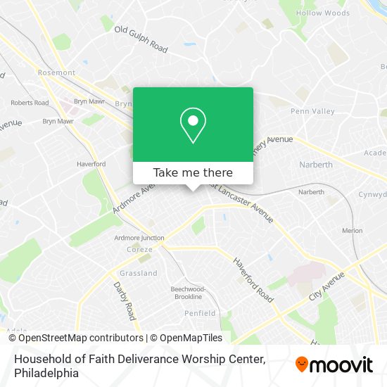 Mapa de Household of Faith Deliverance Worship Center