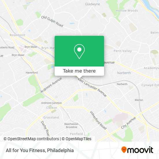 Mapa de All for You Fitness