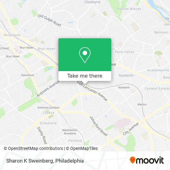 Mapa de Sharon K Sweinberg