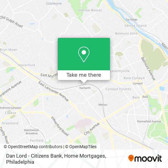 Mapa de Dan Lord - Citizens Bank, Home Mortgages