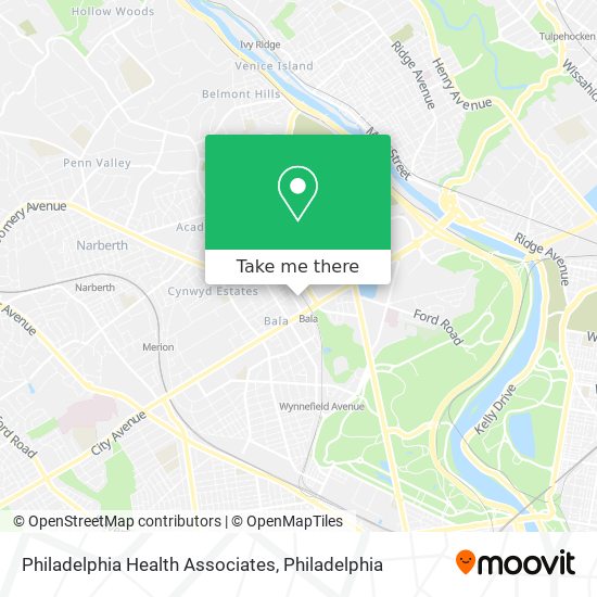 Philadelphia Health Associates map