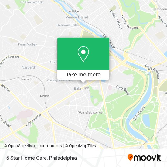 5 Star Home Care map