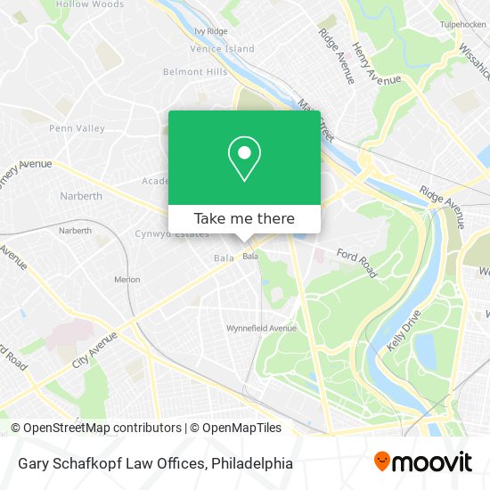 Mapa de Gary Schafkopf Law Offices