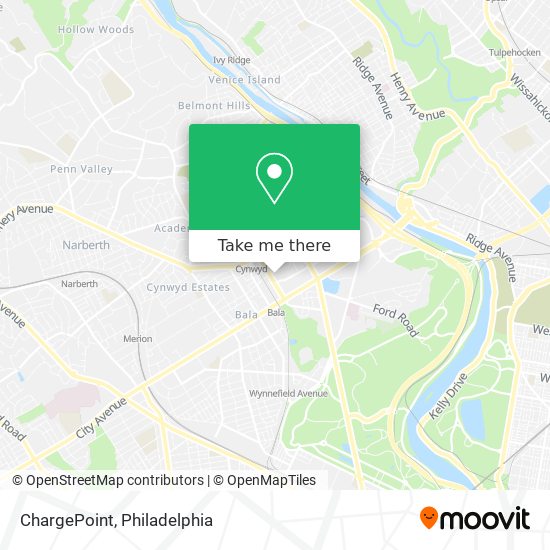 ChargePoint map