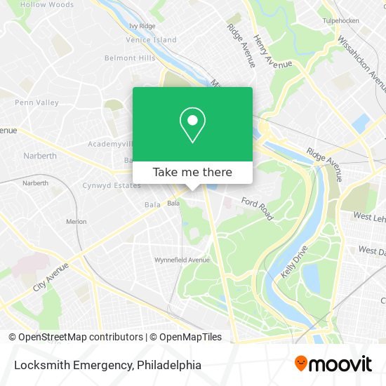 Locksmith Emergency map