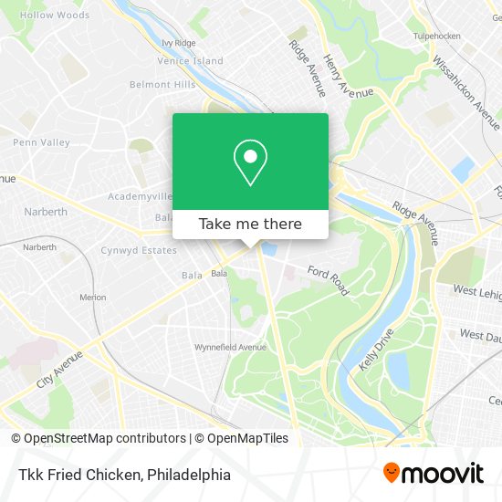 Tkk Fried Chicken map