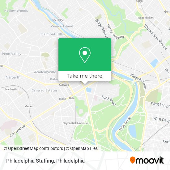 Philadelphia Staffing map