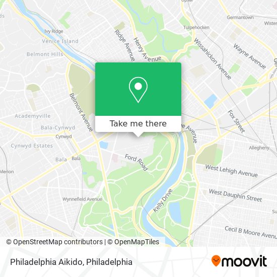 Mapa de Philadelphia Aikido