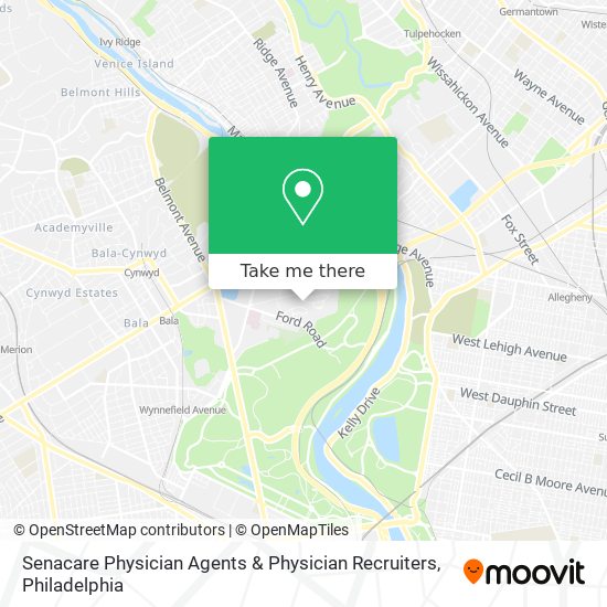 Mapa de Senacare Physician Agents & Physician Recruiters