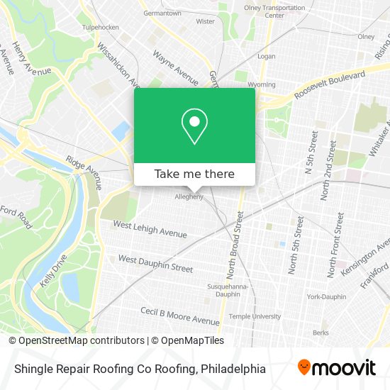 Shingle Repair Roofing Co Roofing map