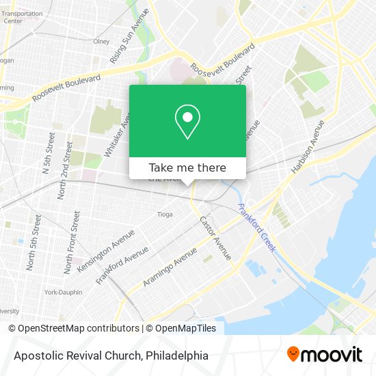 Apostolic Revival Church map