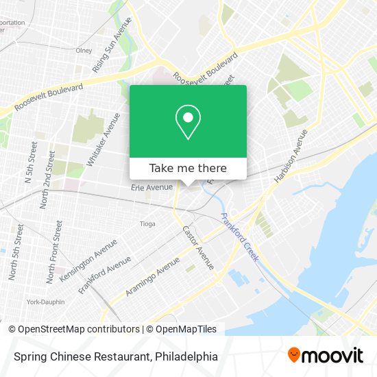 Spring Chinese Restaurant map