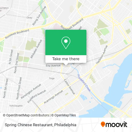Spring Chinese Restaurant map