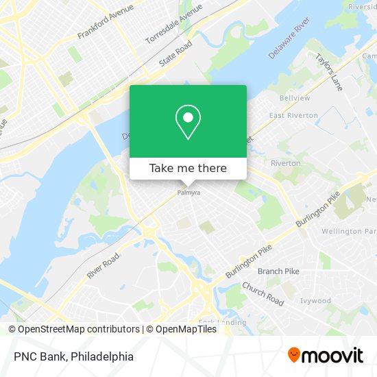 PNC Bank map