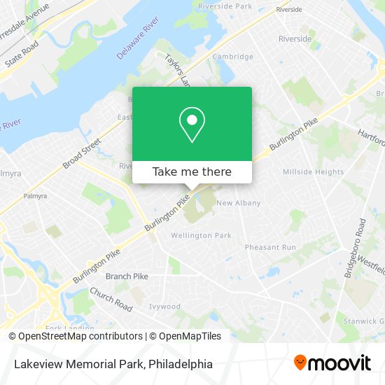 Lakeview Memorial Park map