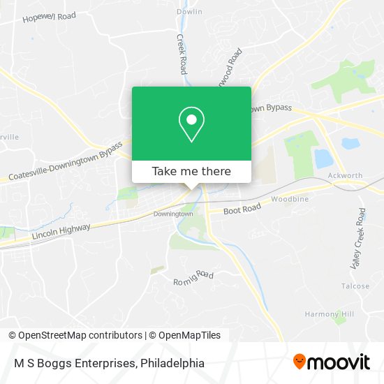 M S Boggs Enterprises map