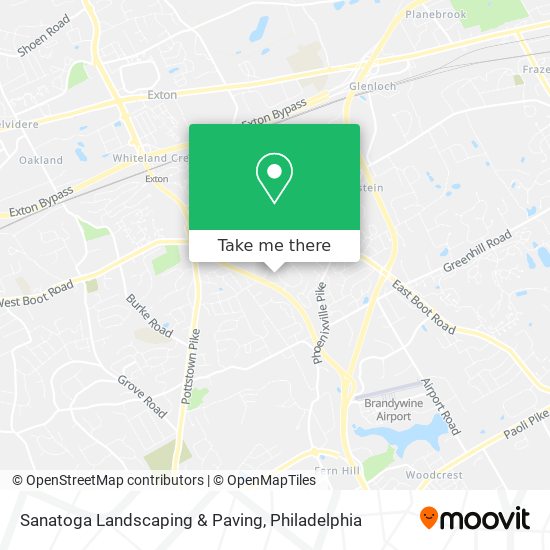 Sanatoga Landscaping & Paving map