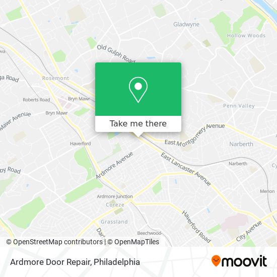 Ardmore Door Repair map